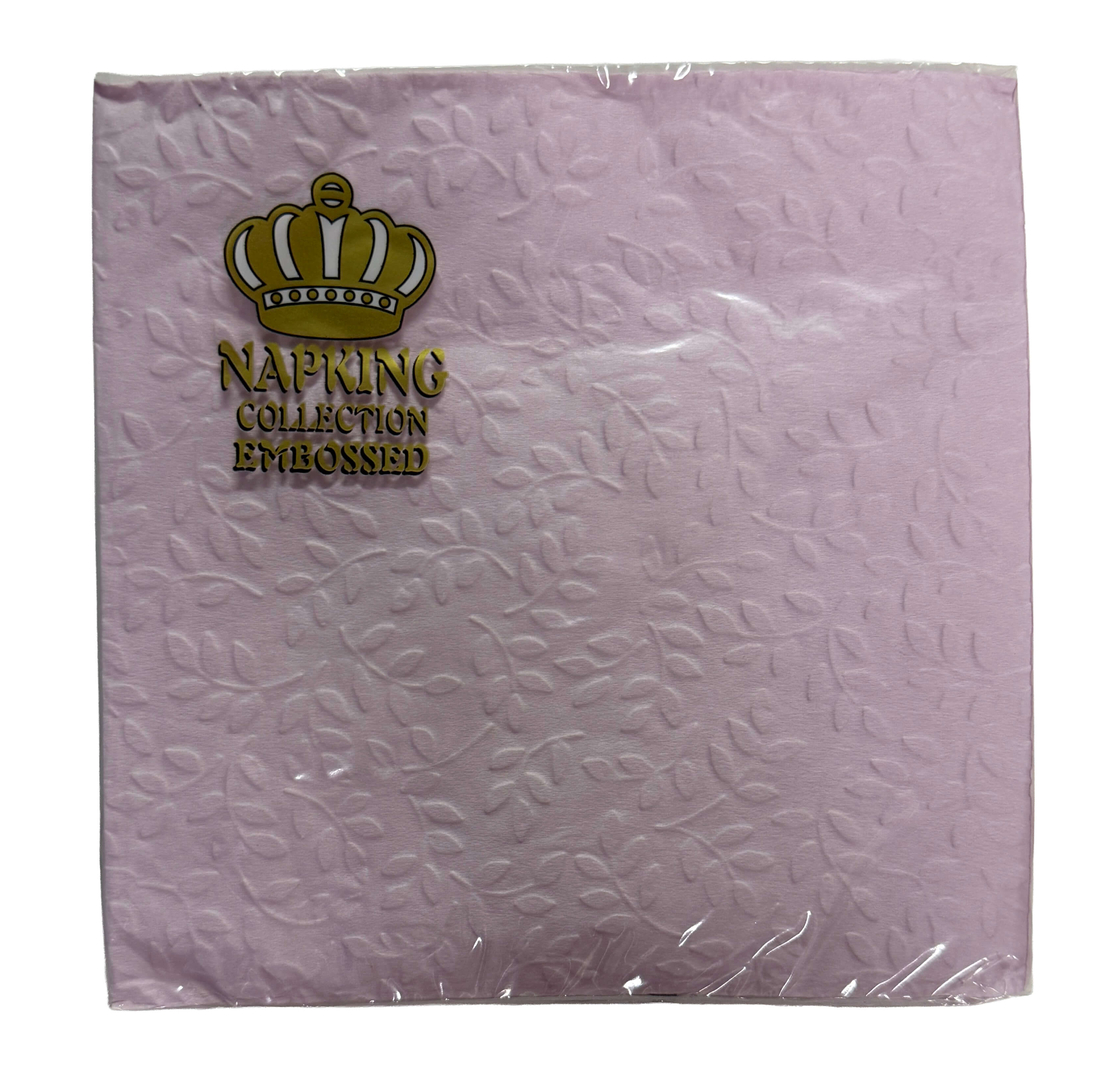 מפיות נייר Napking Collection Embossed – דגם ורוד פסטל
