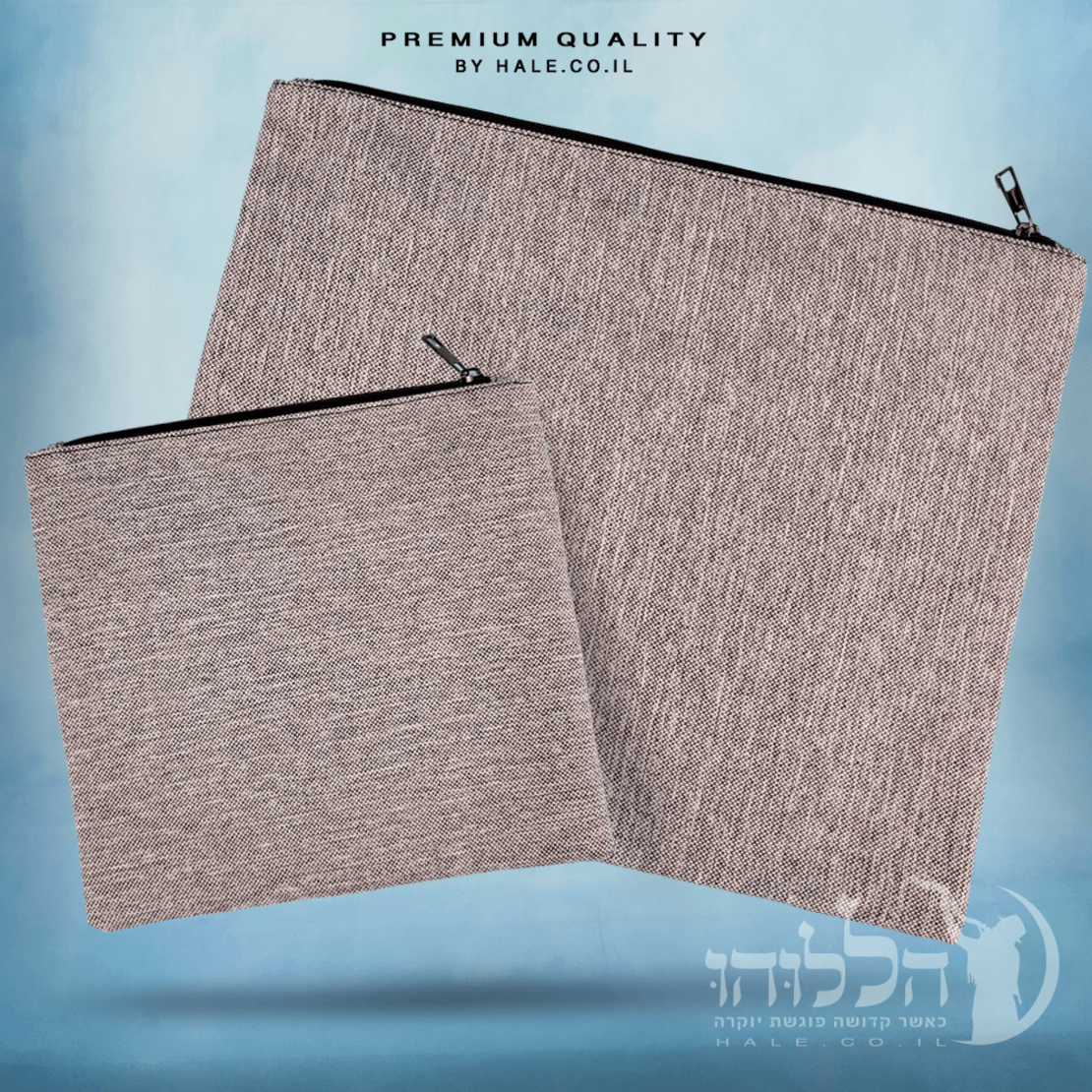 סט כיסוי לטלית תפילין ועטרה פשתן – דגם 233