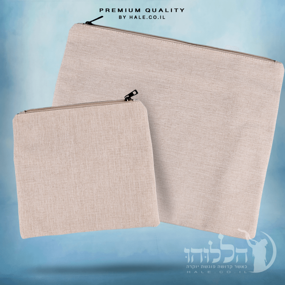 סט כיסוי לטלית תפילין ועטרה פשתן – דגם 230