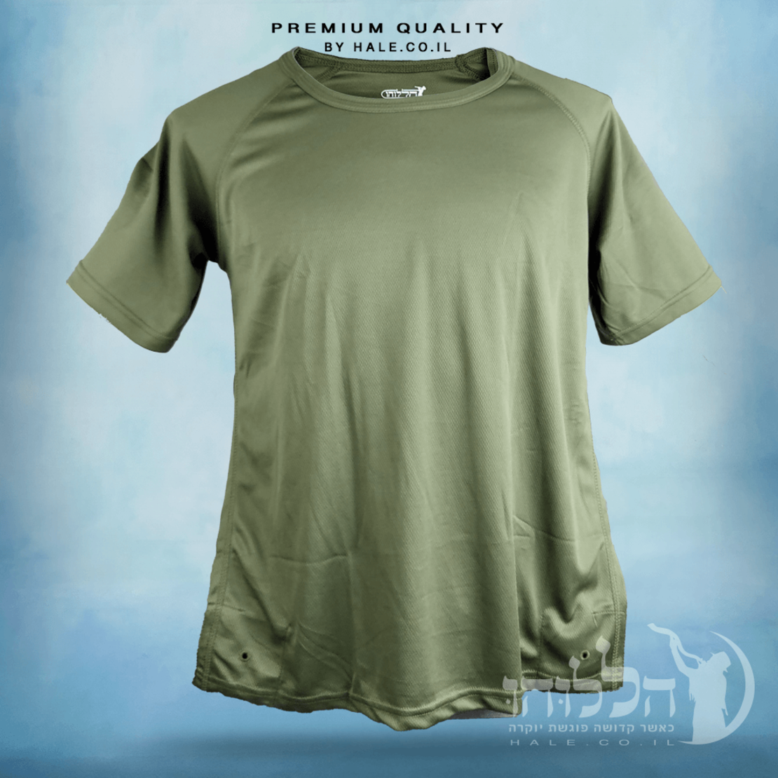 ציצית חולצה טקטית דרייפיט איכותית - DRY FIT - ירוק צבאי