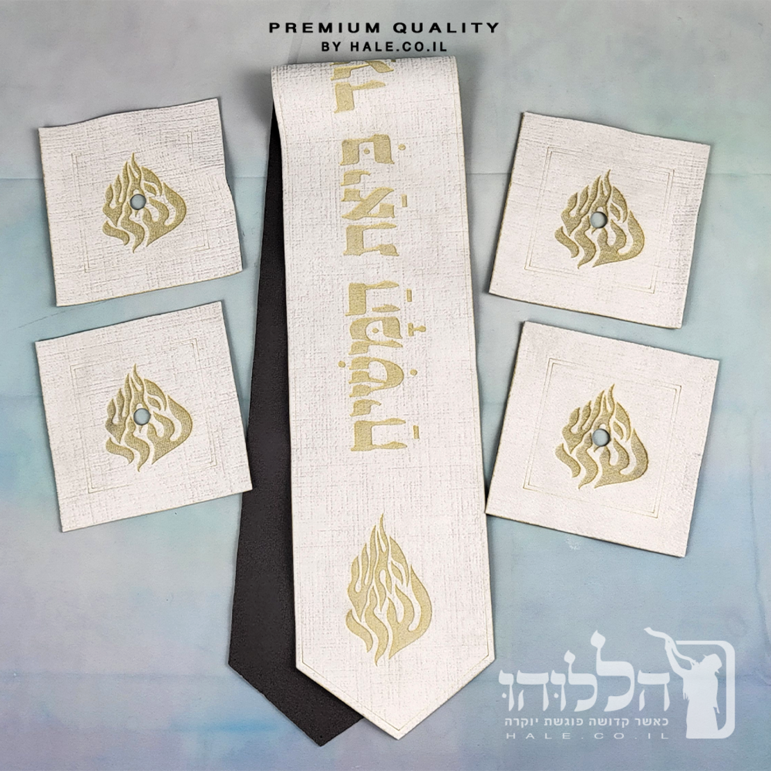 טלית 100% צמר רחלים  מהודרת 