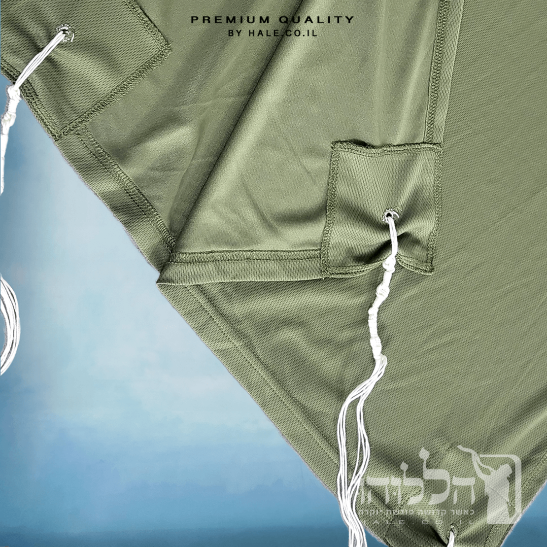 ציצית חולצה טקטית דרייפיט איכותית - DRY FIT - ירוק צבאי