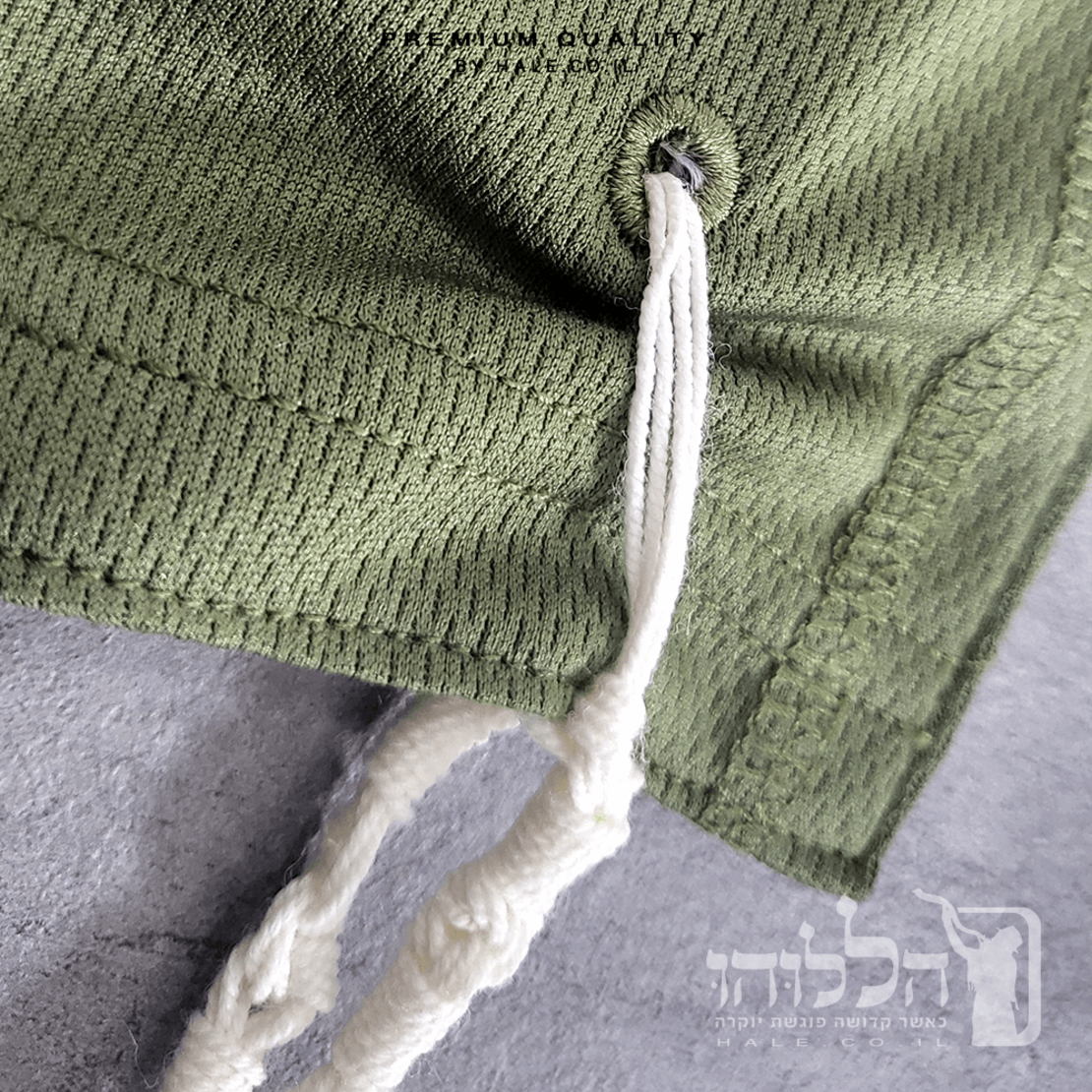 ציצית חולצה טקטית דרייפיט איכותית - DRY FIT - ירוק צבאי