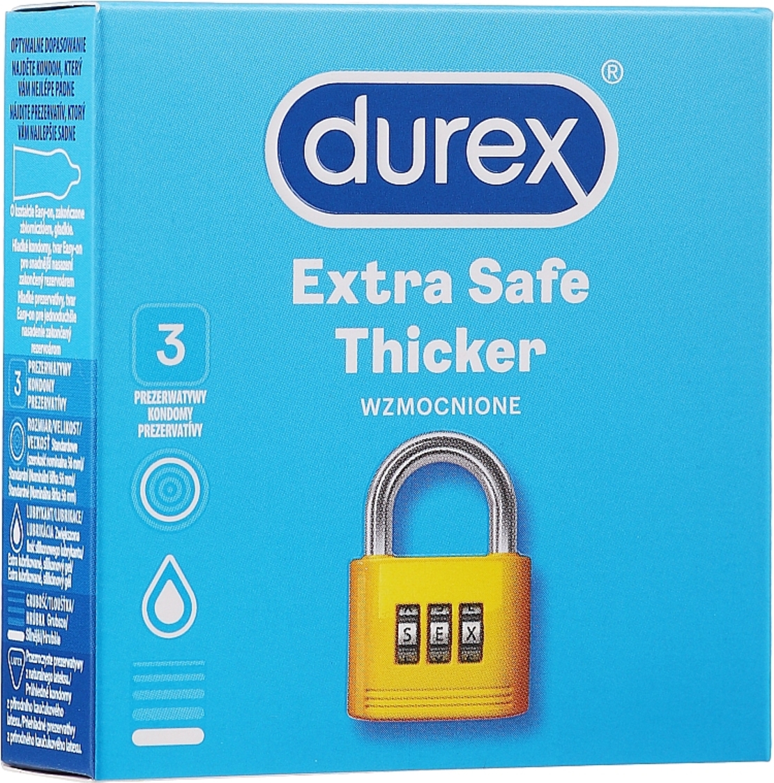 קונדומים 3 יח' Extra Safe