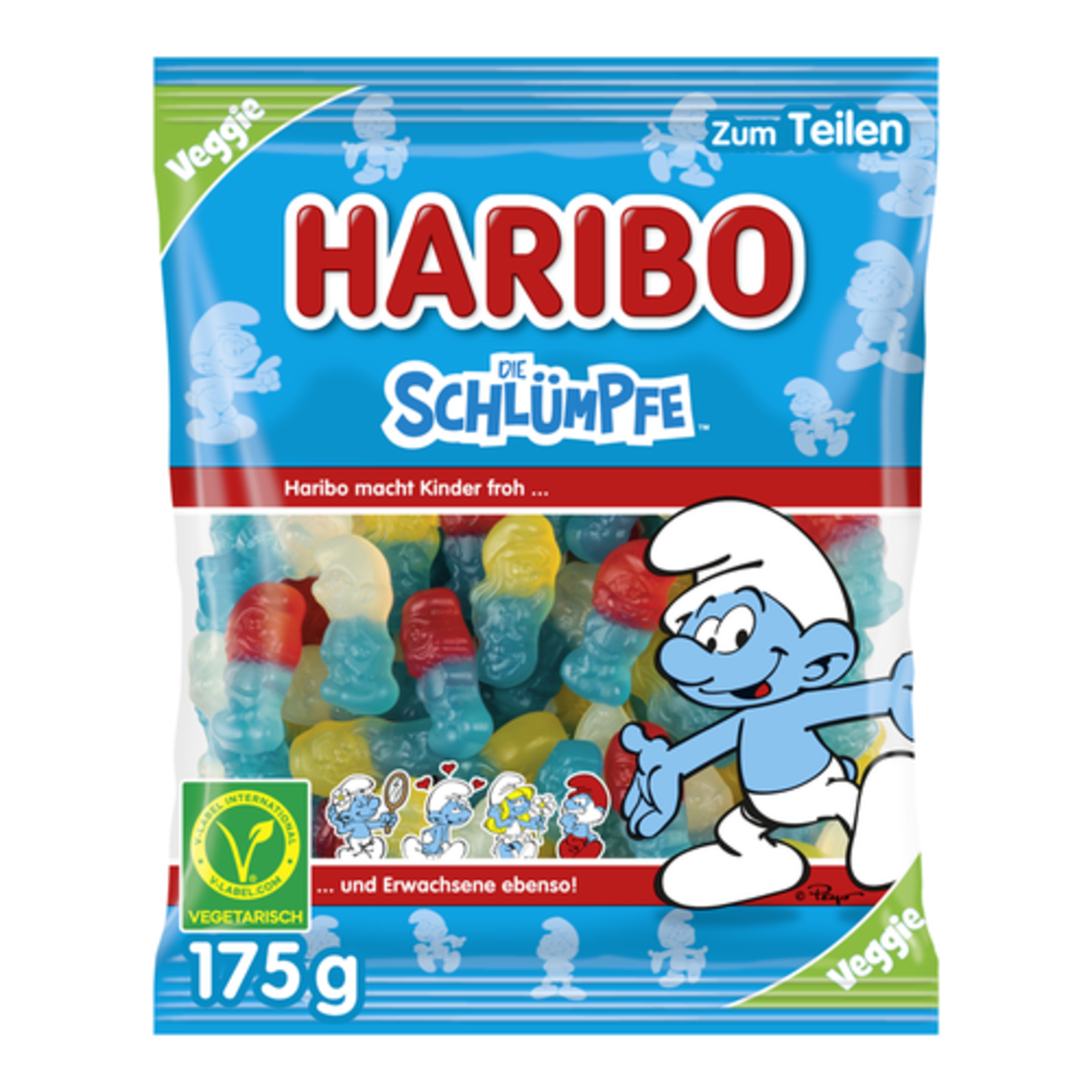 גומי הריבו בטעמי פירות  SCHLUMPFE דרדסים
