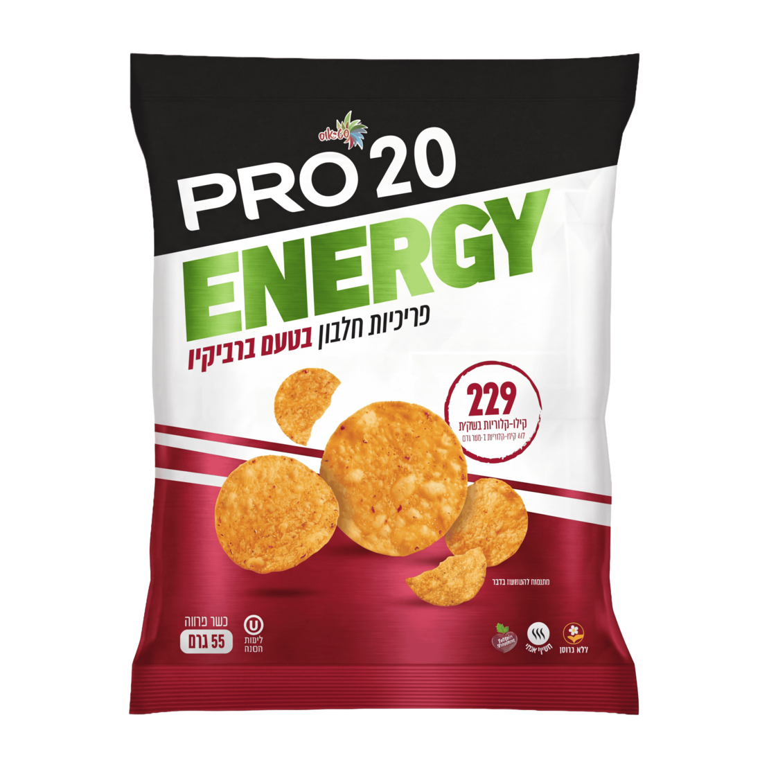 PRO20 פריכיות חלבון בטעם ברבקיו