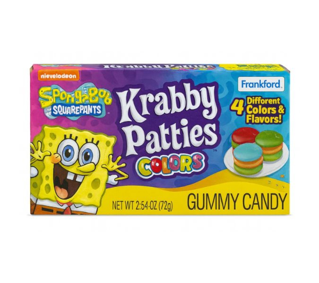 KRABBIY PATTIES סוכריות גומי צבעוניות בצורת המבורגר