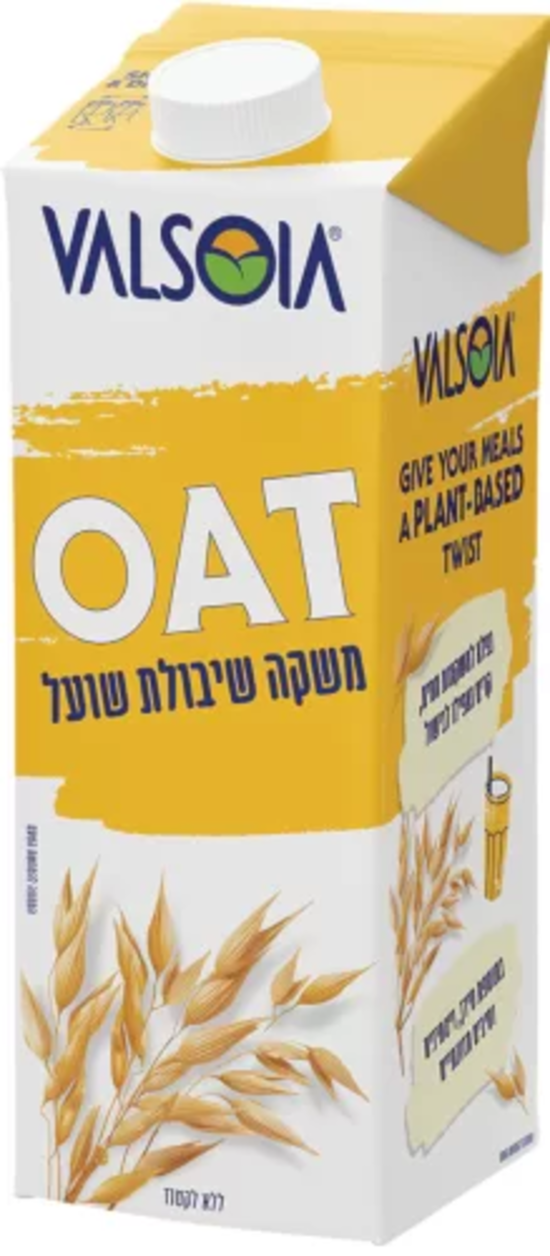 ולסויה חלב שיבולת שועל
