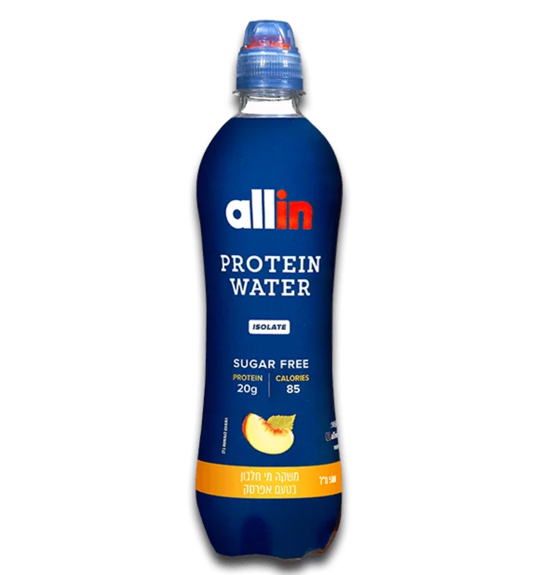 משקה all in בטעם אפרסק