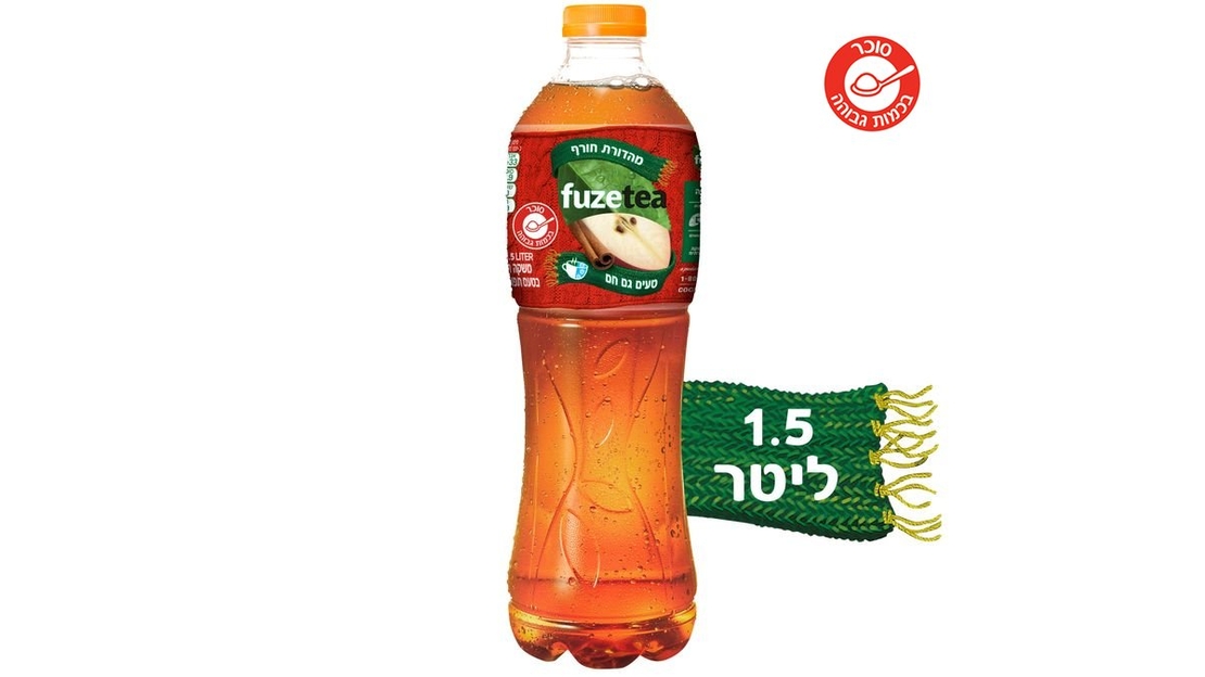 פיוז טי בטעם תפוח קינמון 1.5L