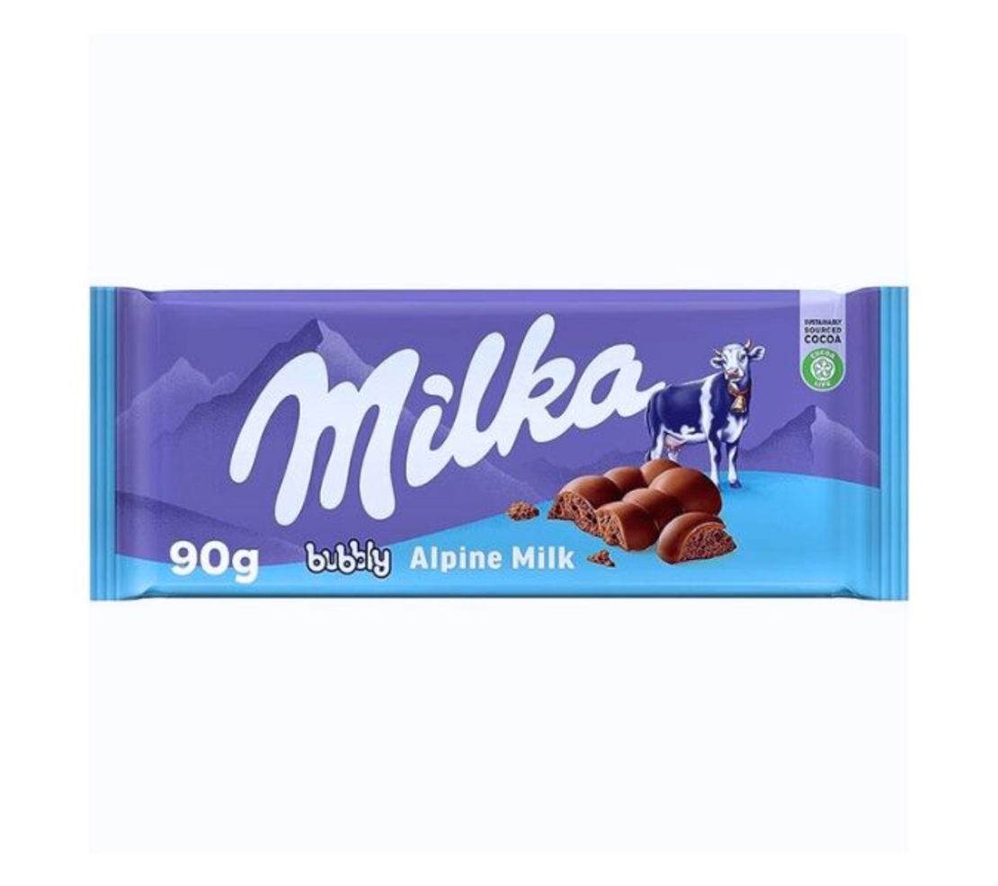 מילקה שוקולד BUBBLY