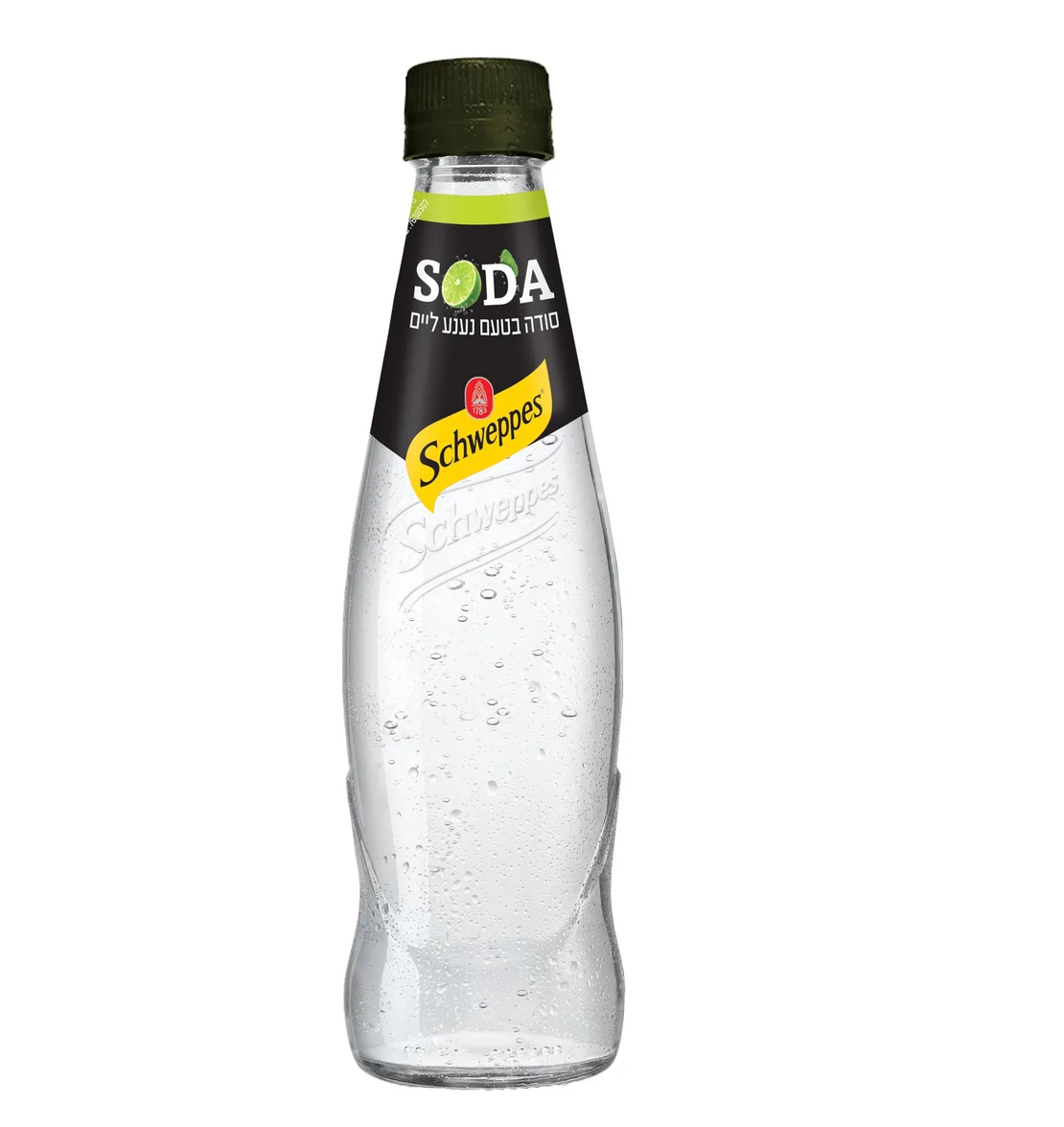שוואפס סודה בטעם נענע ליים 330ml