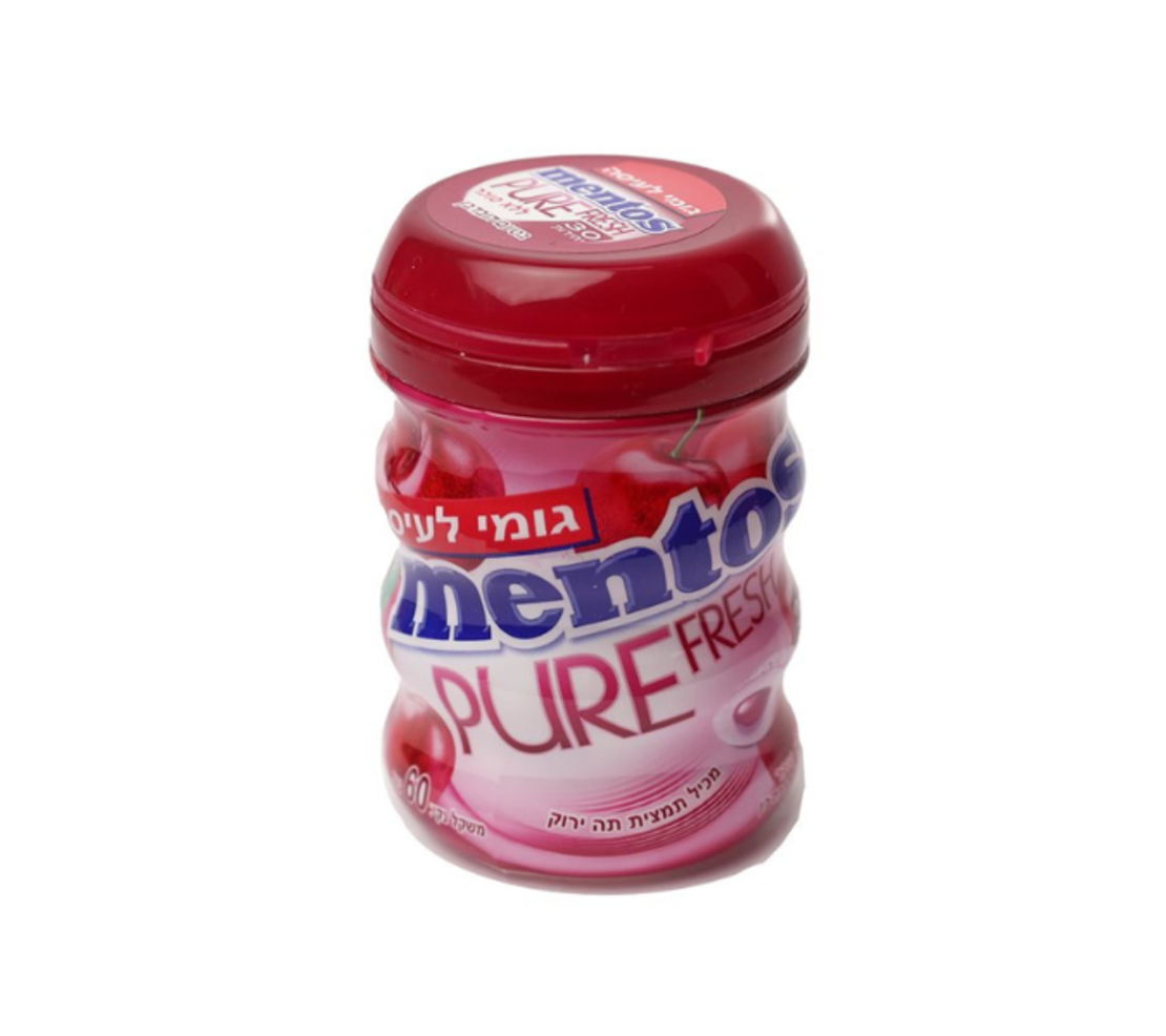 מנטוס פיור פרש בטעם דובדבן