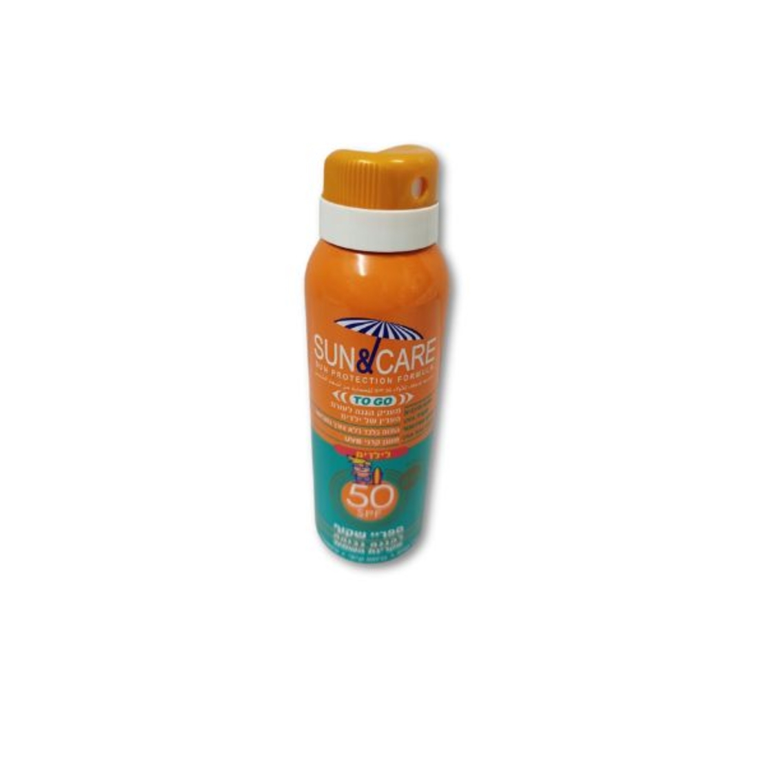 ספריי הגנה שקוף 50 SPF