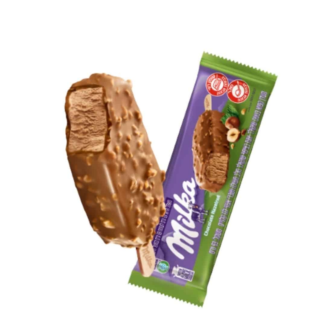 ארטיק מילקה עם שקדי לוז