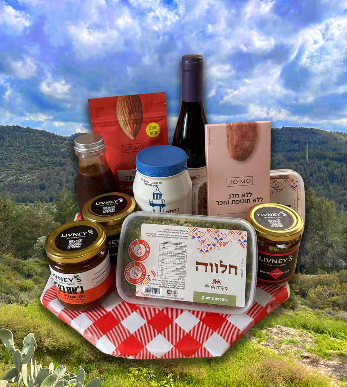 מארז פינוקים מהגליל- יין קטן