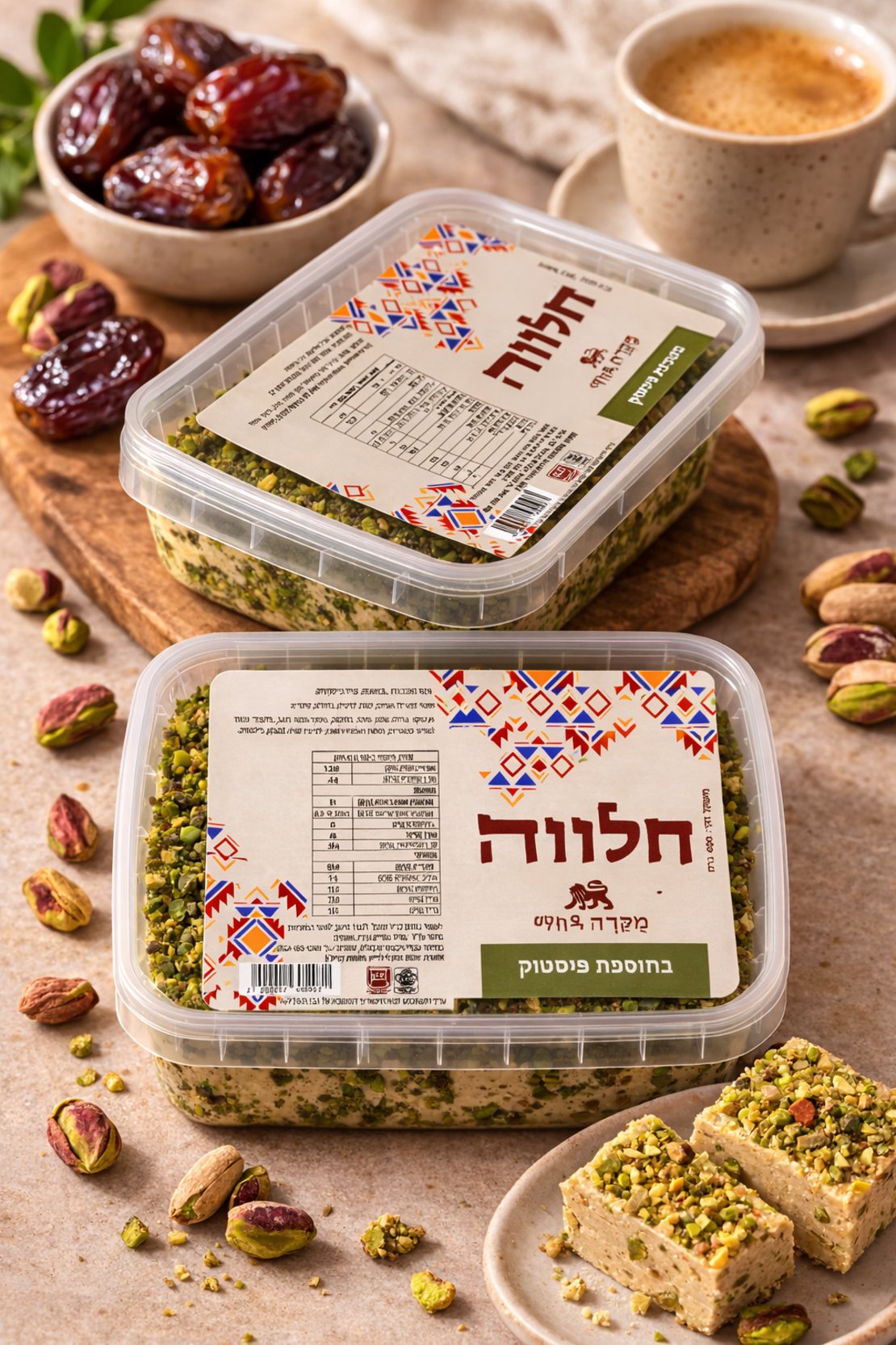 Akko halva with pistachio