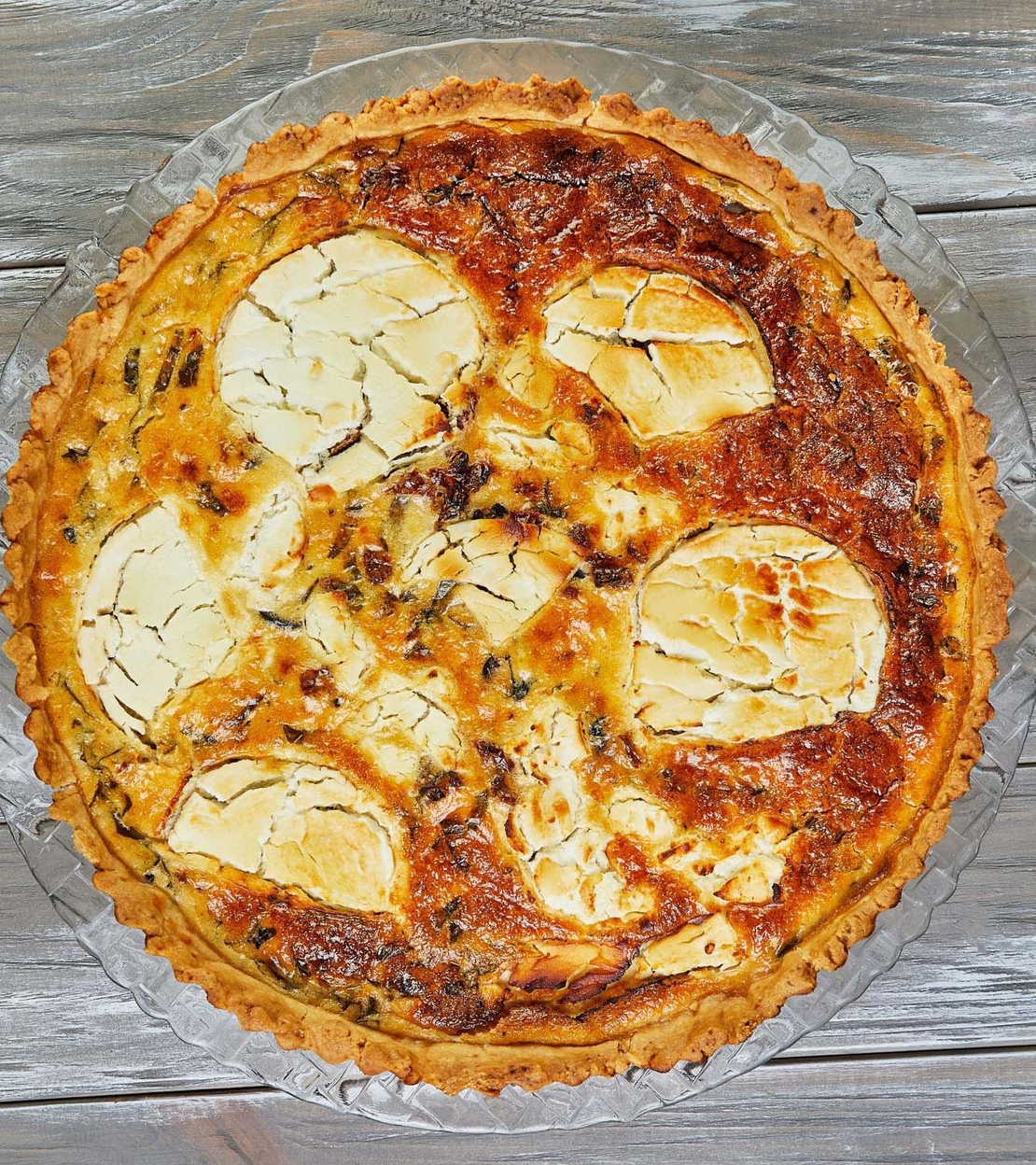 Goat Cheese Quiche