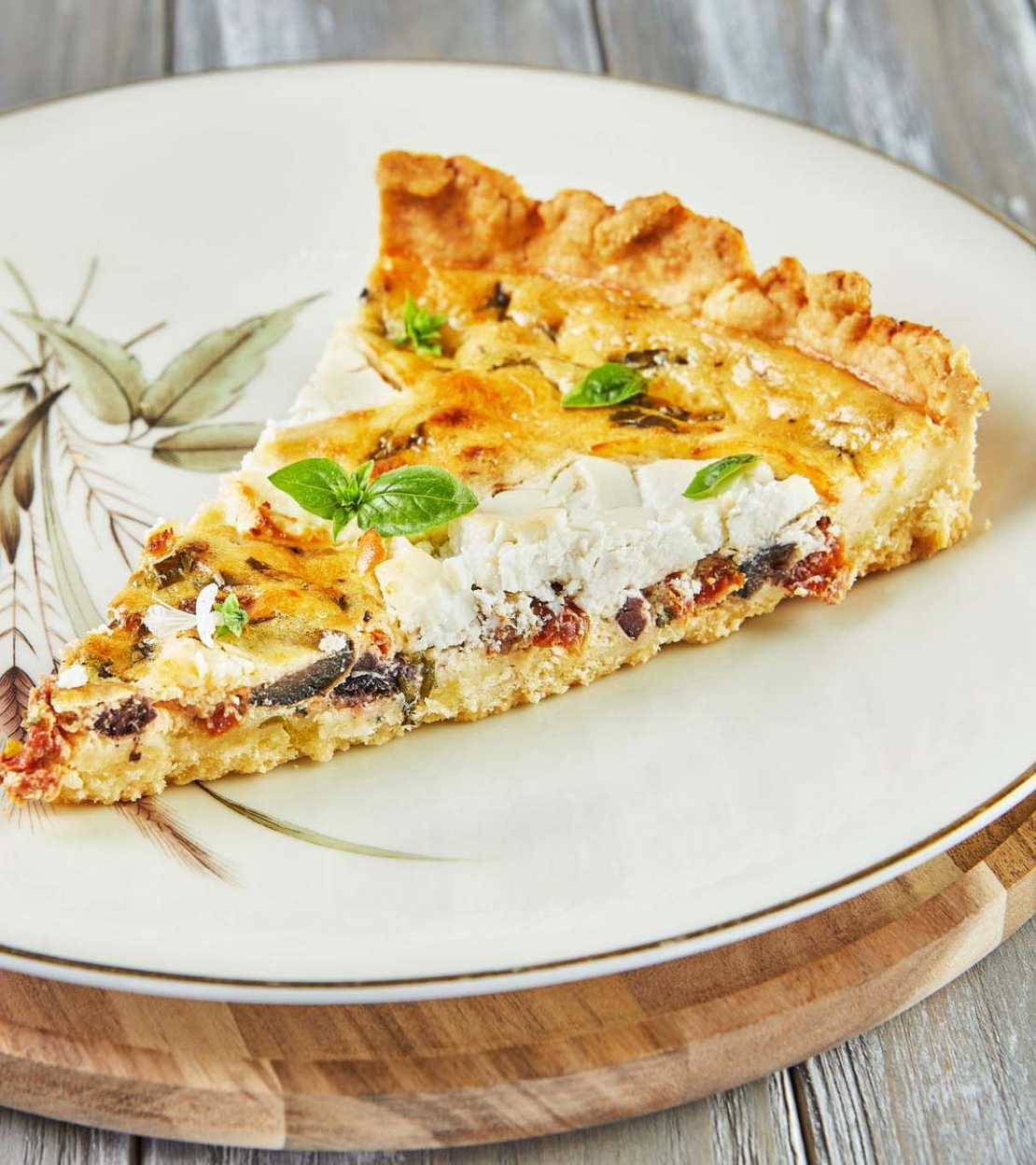 Goat Cheese Quiche