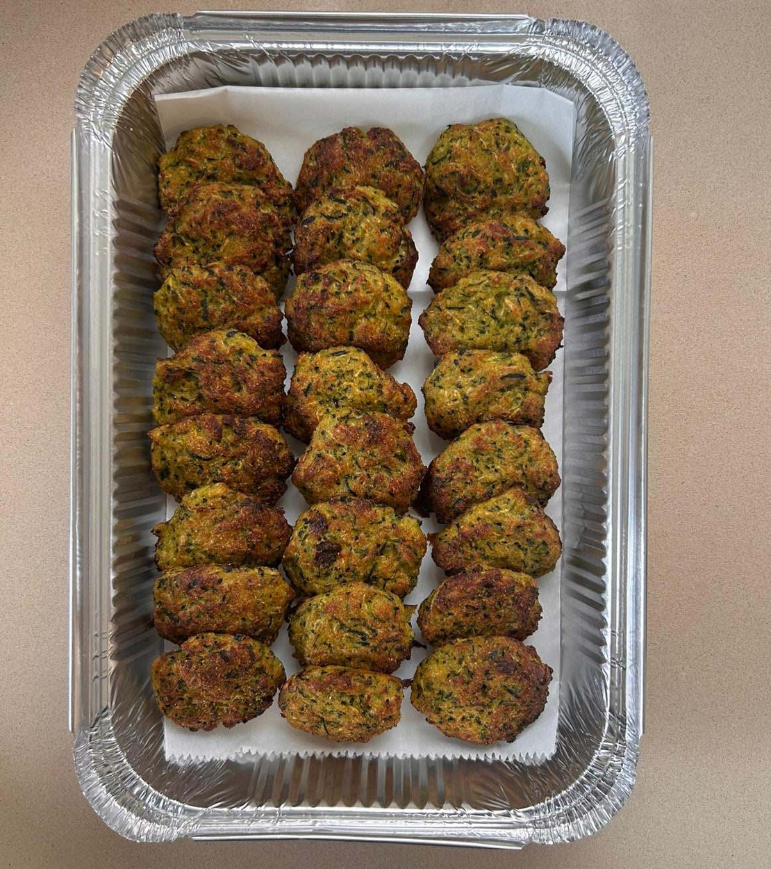 לביבות זוקיני אפויות לל