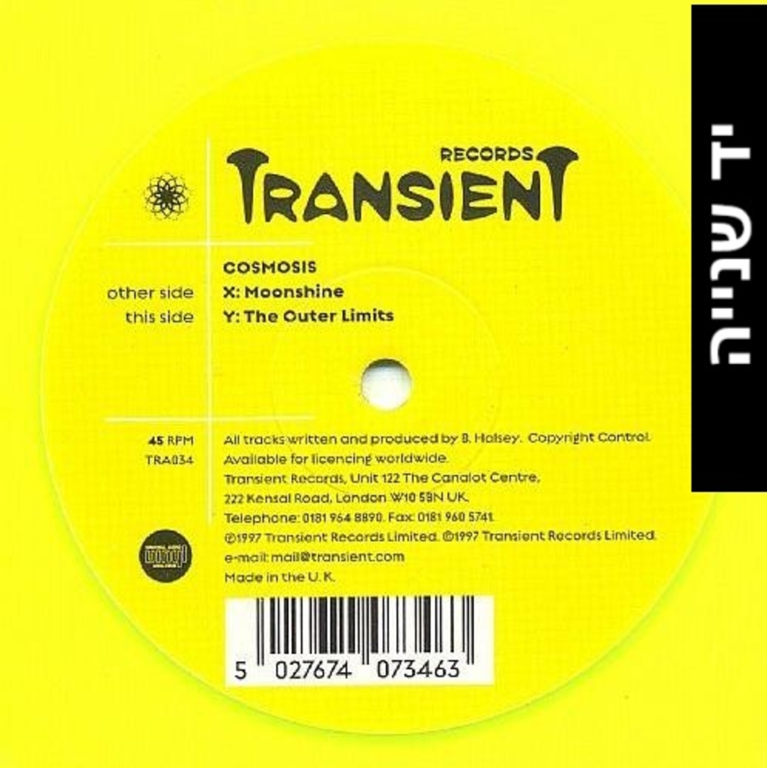 Cosmosis – Moonshine / The Outer Limits