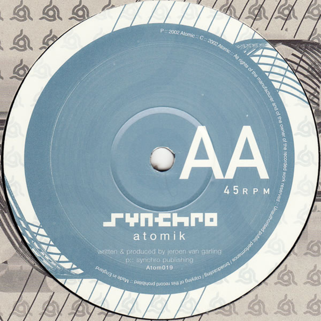 Synchro – Kiss This / Atomik