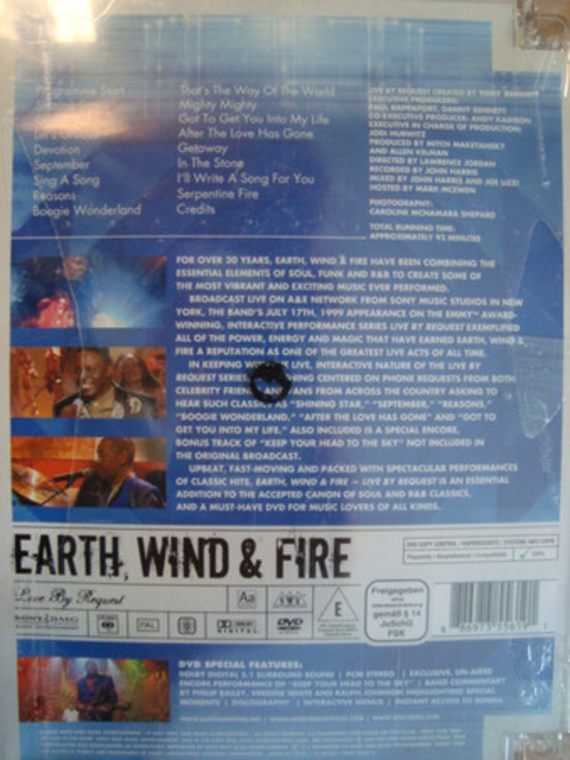 Earth, Wind & Fire – Live By Request DVD
