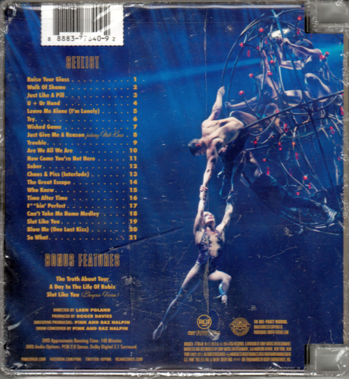 P!NK – The Truth About Love Tour: Live From Melbourne DVD