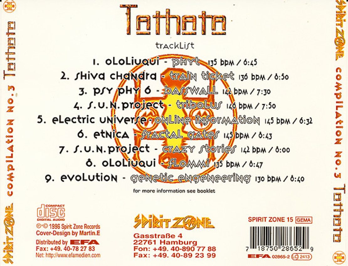 Various – Tathata (Compilation No.3 Of Psychedelic Trance)