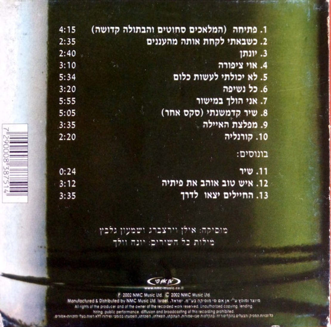 אילן וירצברג ושמעון גלבץ – בציר טוב 2002