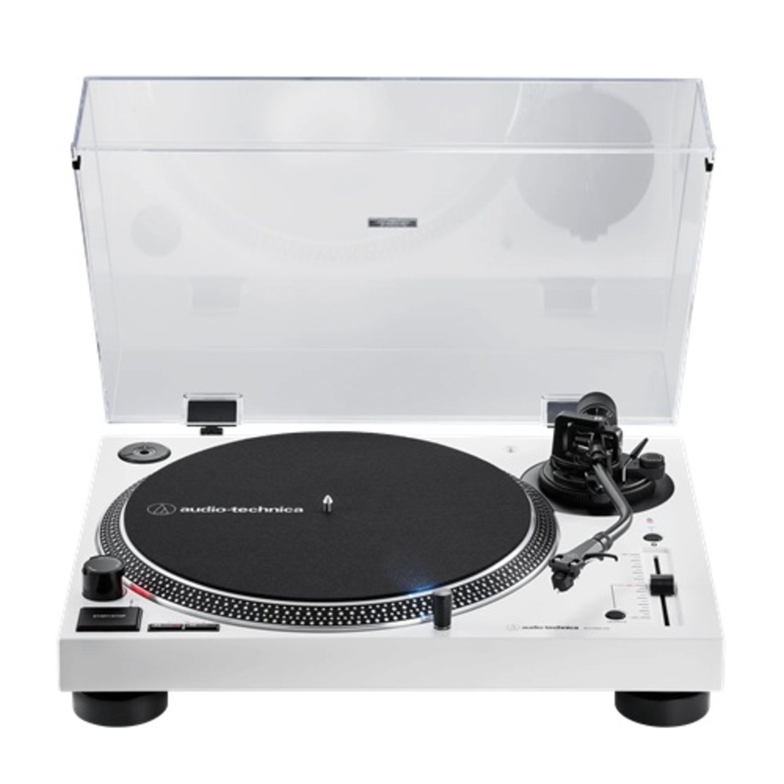 פטיפון בלוטות' מקצועי לבן Audio Technica AT-LP120XBTUSBWH אודיו טכניקה