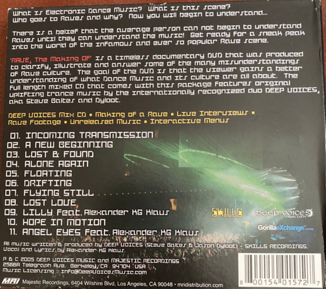 Deep Voices – Rave The Making Of