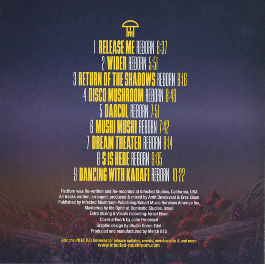Infected Mushroom ‎– RE:BORN CD