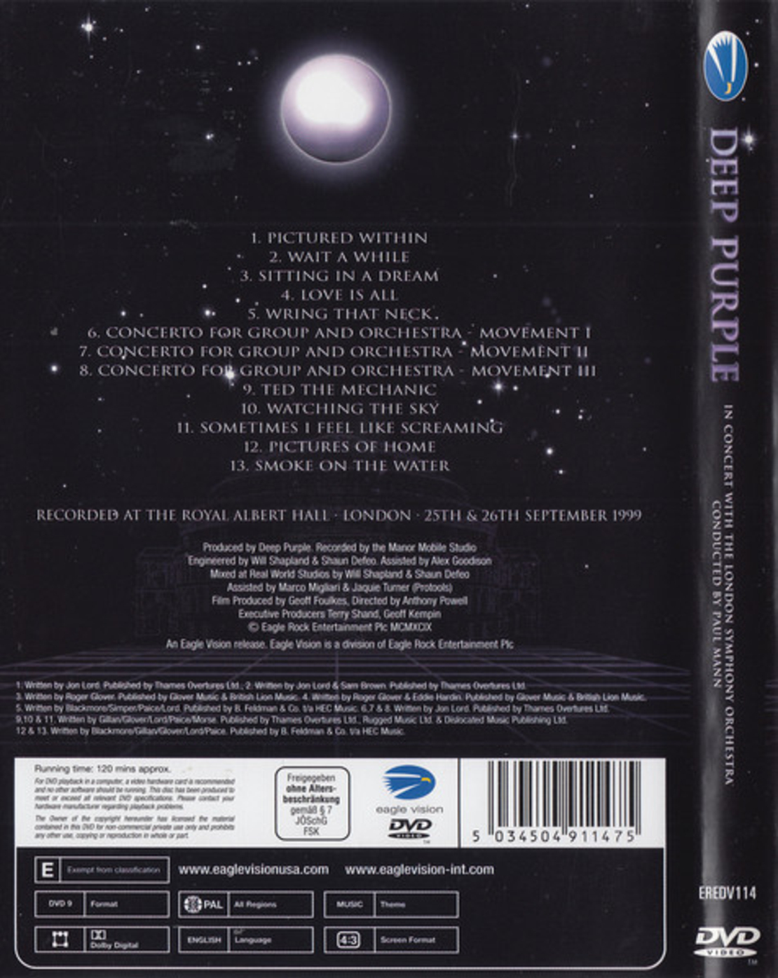 Deep Purple- In Concert With The London Symphony Orchestra DVD