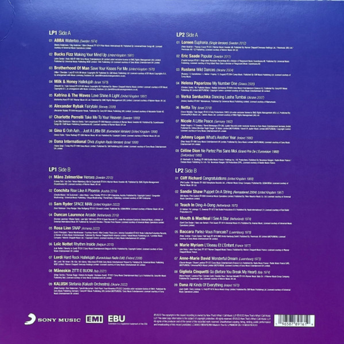 Now That's What I Call Eurovision Song Contest 2 LP