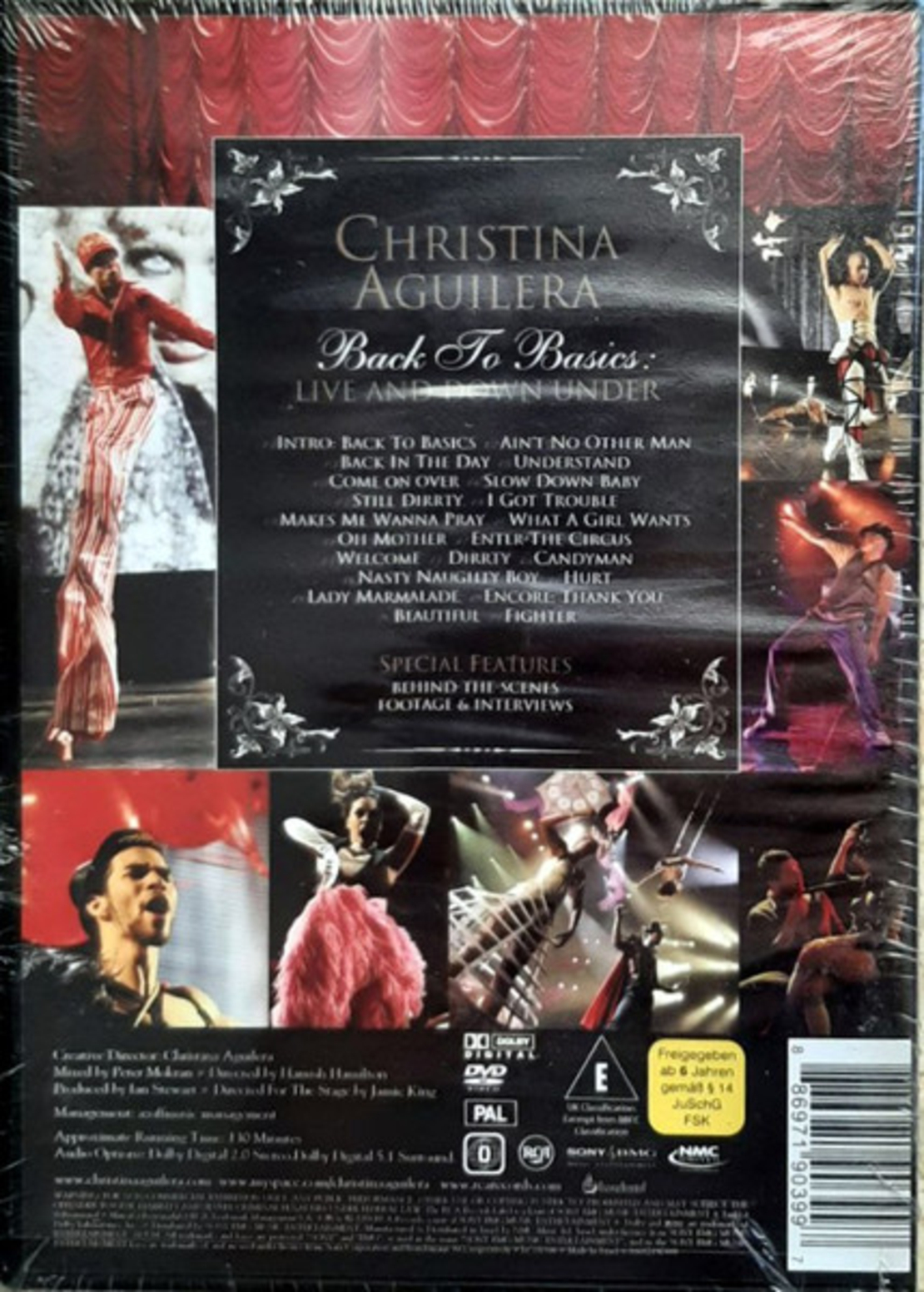 Christina Aguilera – Back To Basics: Live And Down Under DVD