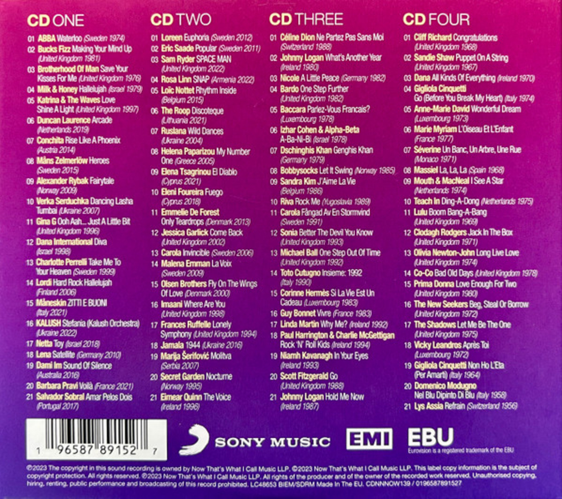 Now That’s What I Call Eurovision Song Contest