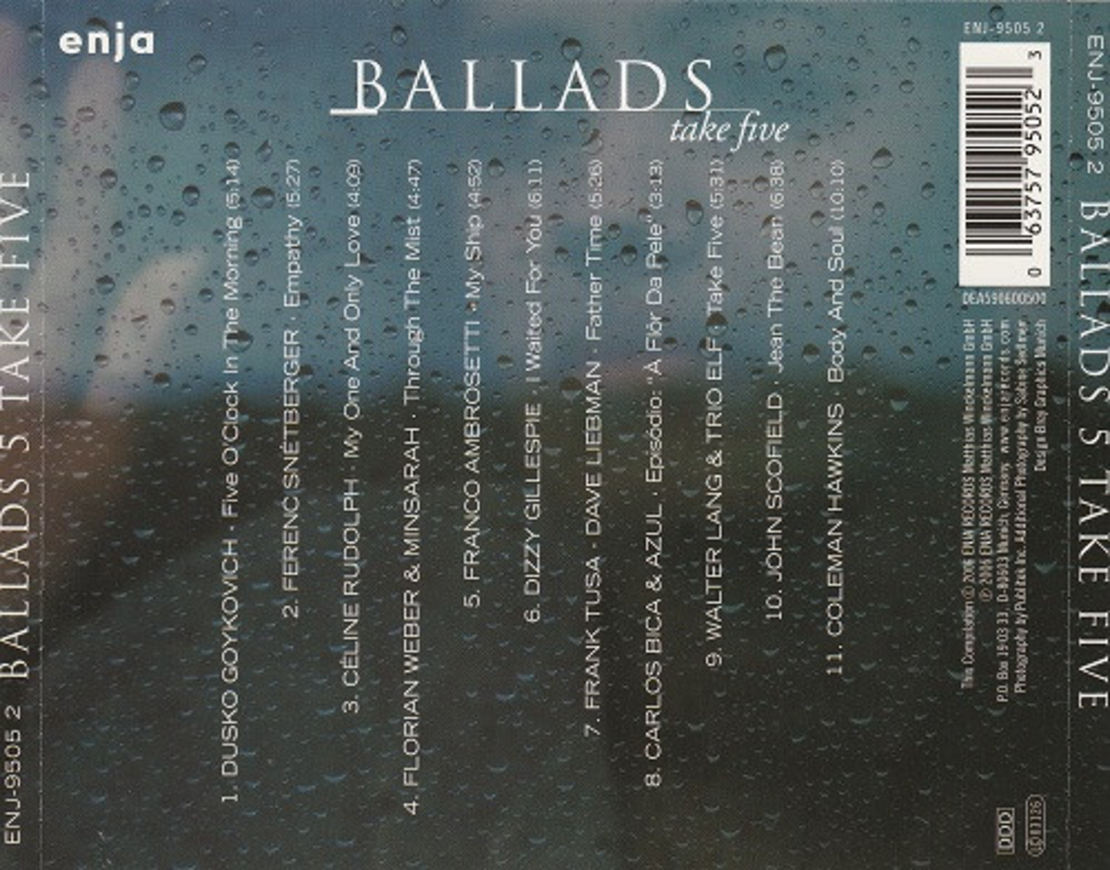 Various – Ballads Take Five 	Enja Records
