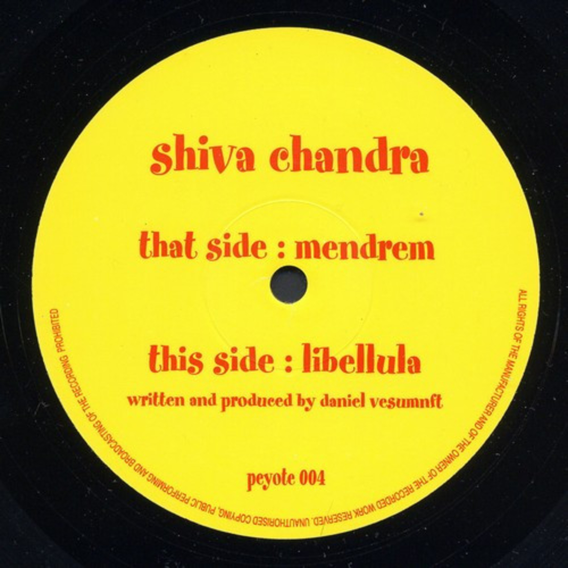 Shiva Chandra – Mendrem / Libellula