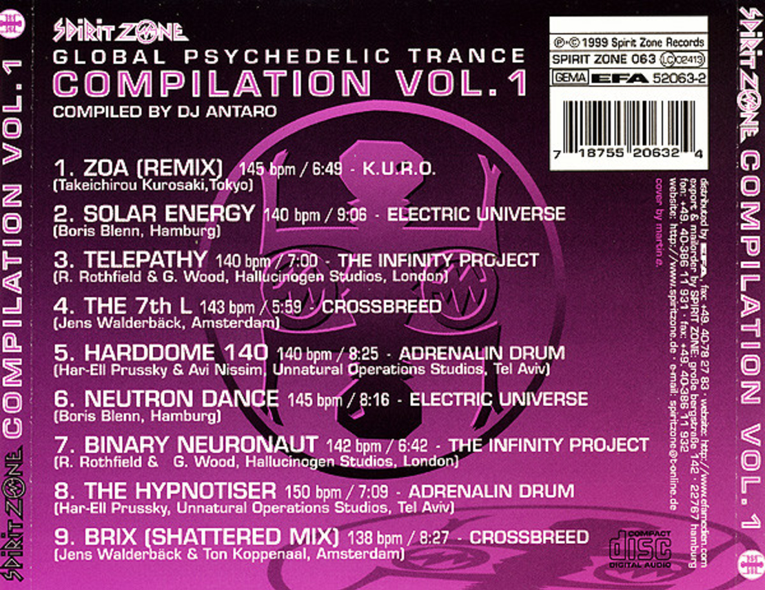 DJ Antaro – Global Psychedelic Trance - Compilation Vol. 1