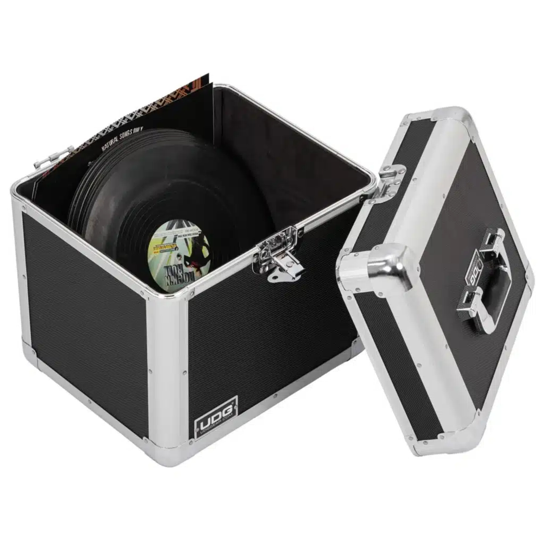 UDG Ultimate Record Case 80 Vinyl קייס קשיח לתקליטים- כסוף