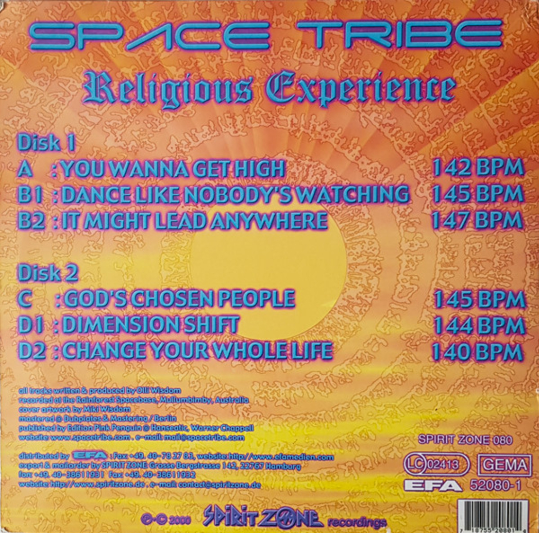 Space Tribe ‎– Religious Experience