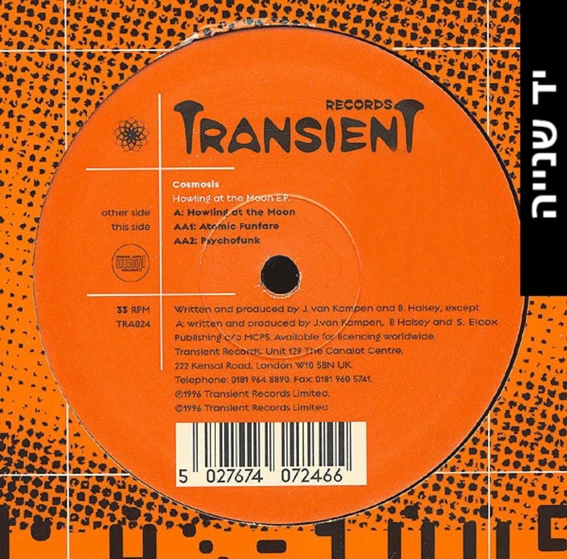 Cosmosis – Howling At The Moon E.P.