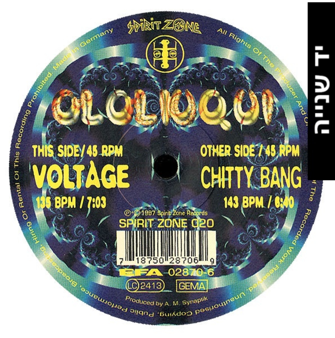 Ololiuqui – Voltàge / Chitty Bang