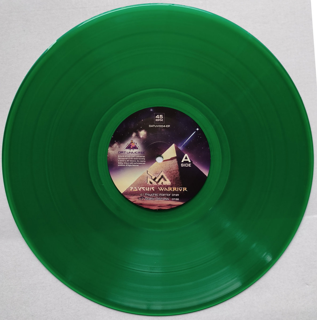 RA - Psychic Warrior EP in Green תקליט ירוק