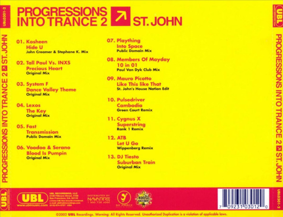 St. John – Progressions Into Trance 2