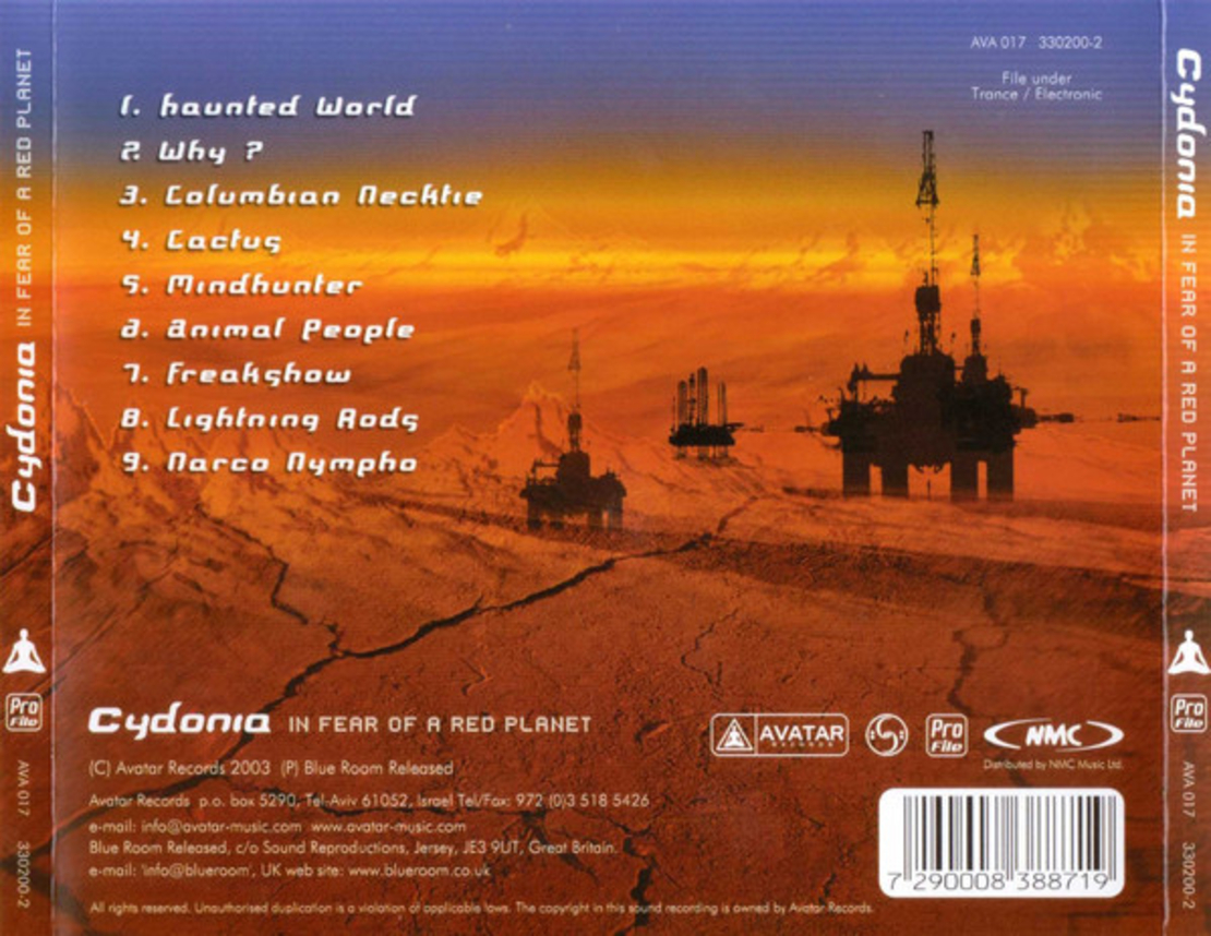 Cydonia – In Fear Of A Red Planet CD