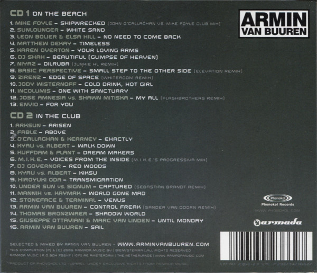 Armin van Buuren – A State Of Trance 2006