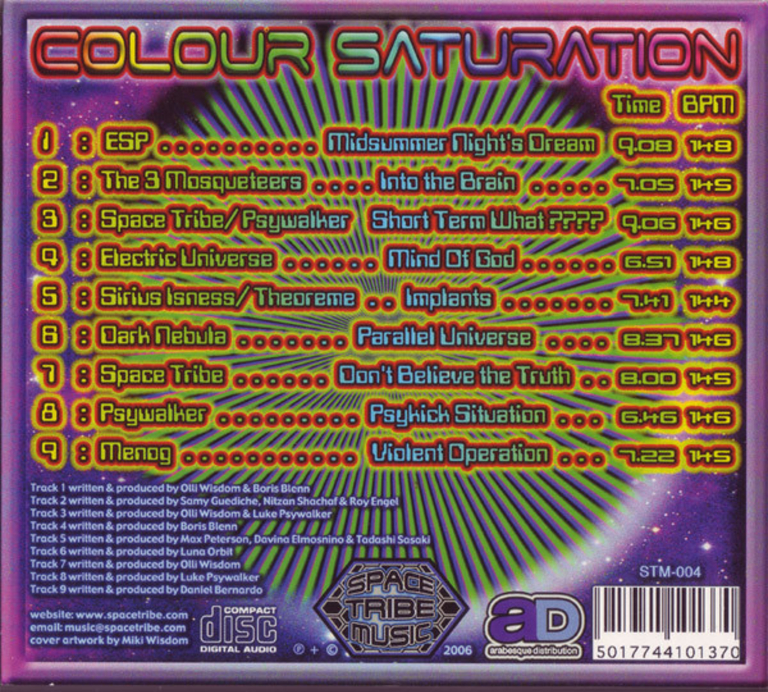 Space Tribe Music-Colour Saturation