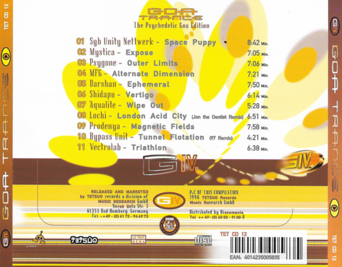 Various – Goa Trance IV- The Psychedelic Goa Edition